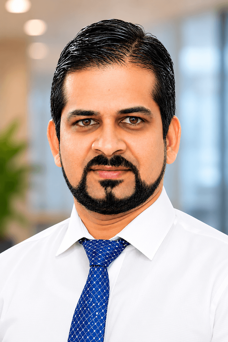 Dr. Dinaka D Vithanachchi — Orthodontics | Miso Dental Care Portrait of Dr. Dinaka D Vithanachchi, Consultant in Orthodontics at Miso Dental Care in Peradeniya