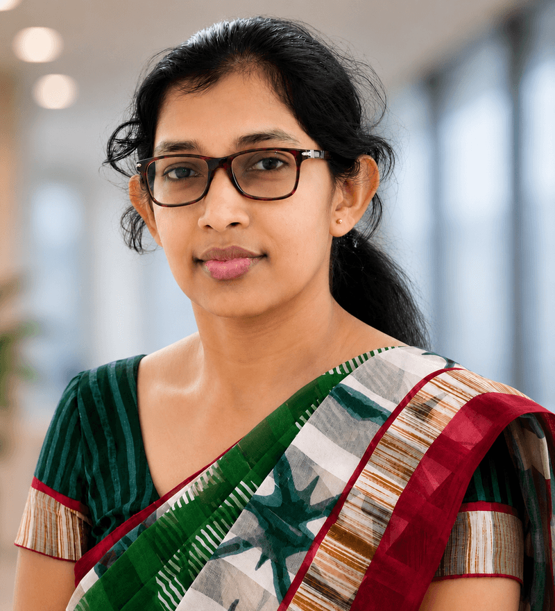 Dr. Prasangi Peiris — Oral Medicine & Radiology | Miso Dental Care Portrait of Dr. Prasangi Peiris, Lecturer in Oral Medicine and Radiology at Miso Dental Care in Peradeniya